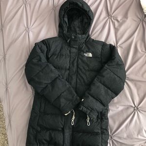 Girls North Face winter coat